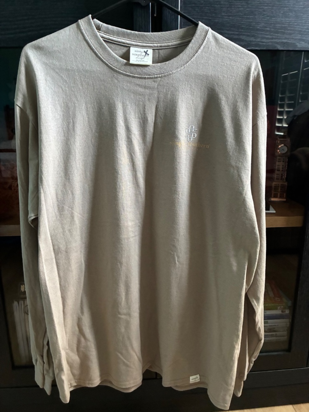 NWT Large Simply Southern Fall dogs tee shirt L/S - Picture 2 of 4